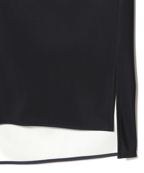 col pierrot（コルピエロ）の「COL PIERROT FOR ESTNATION / ストレッチポンチコクーンTシャツ（Tシャツ/カットソー・レディース・ネイビー・FREE）」の3枚目の写真