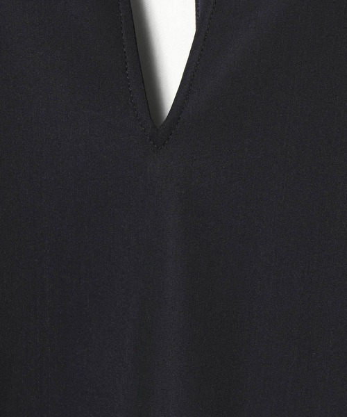 col pierrot（コルピエロ）の「COL PIERROT FOR ESTNATION / ストレッチポンチコクーンTシャツ（Tシャツ/カットソー・レディース・ネイビー・FREE）」の4枚目の写真