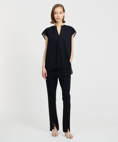 col pierrot（コルピエロ）の「COL PIERROT FOR ESTNATION / ストレッチポンチコクーンTシャツ（Tシャツ/カットソー・レディース・ネイビー・FREE）」の6枚目の写真