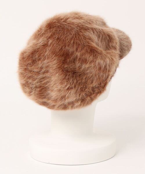 epine（エピヌ）の「mohair fur casquette（キャスケット・レディース・ブラウン・FREE）」の12枚目の写真
