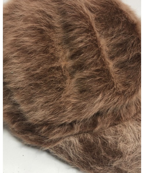 epine（エピヌ）の「mohair fur casquette（キャスケット・レディース・ブラウン・FREE）」の8枚目の写真