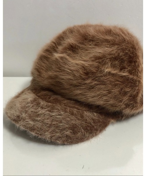epine（エピヌ）の「mohair fur casquette（キャスケット・レディース・ブラウン・FREE）」の15枚目の写真