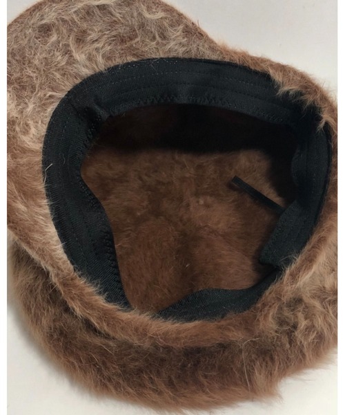 epine（エピヌ）の「mohair fur casquette（キャスケット・レディース・ブラウン・FREE）」の3枚目の写真