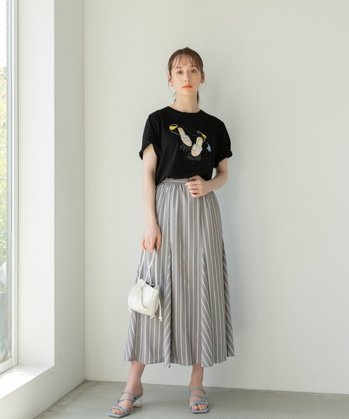 fifth(フィフス)の「【スタイリストレコメンド】クリアヒールサンダル(サンダル・レディース・オレンジ/ブルー/アイボリー・22.5cm/23.5cm/24.5cm/23.0cm/24.0cm/25.0cm)」の9枚目の写真