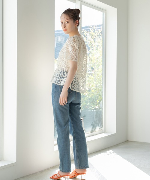 fifth(フィフス)の「【スタイリストレコメンド】クリアヒールサンダル(サンダル・レディース・オレンジ/ブルー/アイボリー・22.5cm/23.5cm/24.5cm/23.0cm/24.0cm/25.0cm)」の13枚目の写真