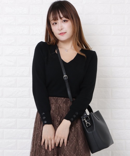 Lace Ladies(レースレディース)の「2wayワンハンドルバッグ(ショルダーバッグ・レディース・ホワイト/ブルーグレー/ブラック/ベージュ/ブラウン・FREE)」の10枚目の写真