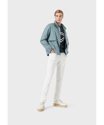 EMPORIO ARMANI | 【エンポリオ アルマーニ】スリムフィット ジーンズ J75 ホワイトデニム製 オーバーサイズイーグル(デニムパンツ)