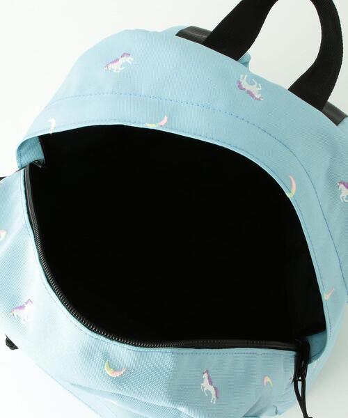 MEI（メイ）の「【WEB限定】【別注】＜MEI（メイ）×green label relaxing＞EX MEI デイパック Lサイズ/ ユニコーン（バックパック/リュック・キッズ・ライトブルー/ライトピンク・FREE）」の4枚目の写真