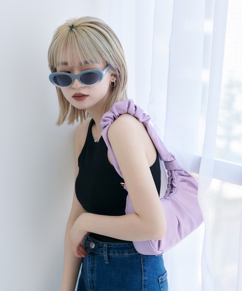 HALEY PESCA（ヘーリーペスカ）の「HALEY PESCA/オーバルフレーム サングラス（サングラス・レディース・ホワイト/ブラック/ブルー・FREE）」の12枚目の写真