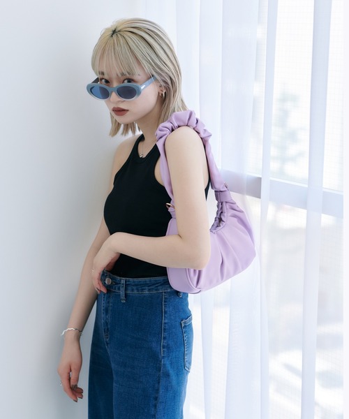HALEY PESCA（ヘーリーペスカ）の「HALEY PESCA/オーバルフレーム サングラス（サングラス・レディース・ホワイト/ブラック/ブルー・FREE）」の14枚目の写真