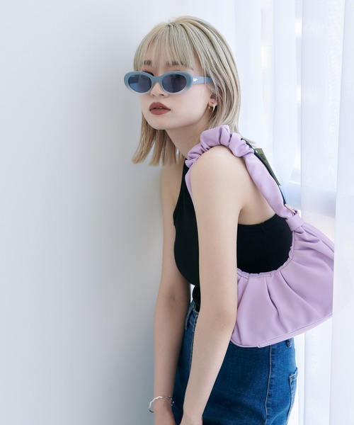 HALEY PESCA（ヘーリーペスカ）の「HALEY PESCA/オーバルフレーム サングラス（サングラス・レディース・ホワイト/ブラック/ブルー・FREE）」の15枚目の写真