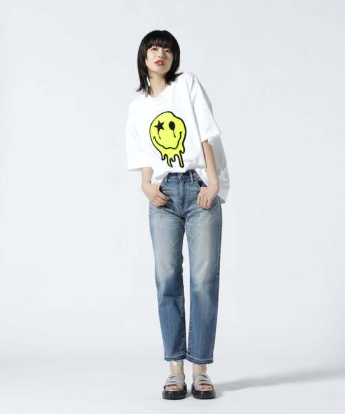 ONE MADE（ワンメイド）の「ONE MADE(ワンメイド)サガラシシュウニコTシャツ（Tシャツ/カットソー・レディース・ホワイト・F）」の16枚目の写真