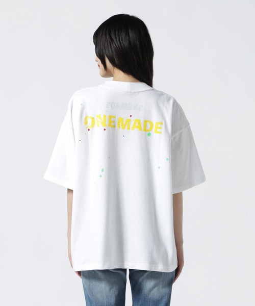 ONE MADE（ワンメイド）の「ONE MADE(ワンメイド)サガラシシュウニコTシャツ（Tシャツ/カットソー・レディース・ホワイト・F）」の19枚目の写真
