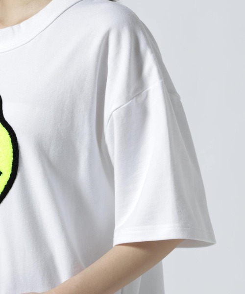 ONE MADE（ワンメイド）の「ONE MADE(ワンメイド)サガラシシュウニコTシャツ（Tシャツ/カットソー・レディース・ホワイト・F）」の21枚目の写真