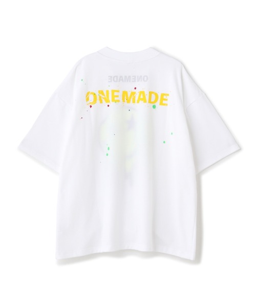 ONE MADE（ワンメイド）の「ONE MADE(ワンメイド)サガラシシュウニコTシャツ（Tシャツ/カットソー・レディース・ホワイト・F）」の12枚目の写真