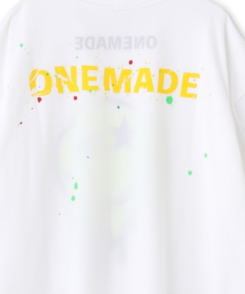 ONE MADE（ワンメイド）の「ONE MADE(ワンメイド)サガラシシュウニコTシャツ（Tシャツ/カットソー・レディース・ホワイト・F）」の13枚目の写真
