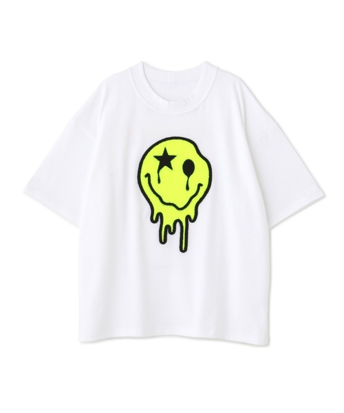 ONE MADE（ワンメイド）の「ONE MADE(ワンメイド)サガラシシュウニコTシャツ（Tシャツ/カットソー・レディース・ホワイト・F）」の11枚目の写真