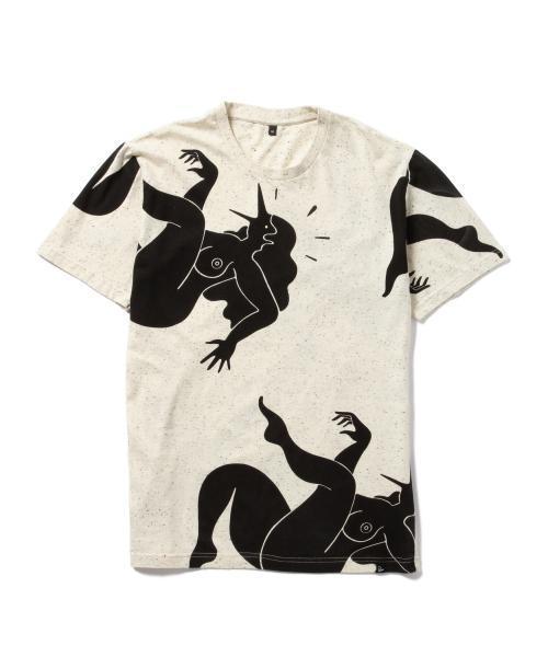 ROCKWELL by Parra（ロックウェル バイ パラ）の「ROCKWELL / falling down Tシャツ（Tシャツ/カットソー・メンズ・ホワイト・SMALL/LARGE/MEDIUM/X-SMALL）」の4枚目の写真