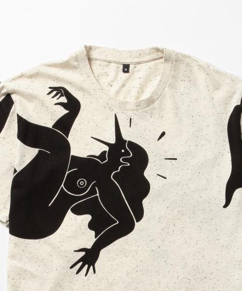 ROCKWELL by Parra（ロックウェル バイ パラ）の「ROCKWELL / falling down Tシャツ（Tシャツ/カットソー・メンズ・ホワイト・SMALL/LARGE/MEDIUM/X-SMALL）」の5枚目の写真