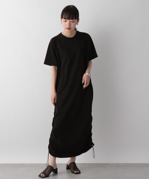 LOWRYS FARM（ローリーズファーム）の「ドロストカットワンピース　352999（ワンピース・レディース・ブラック/ブラウン/アイボリー・FREE）」の3枚目の写真