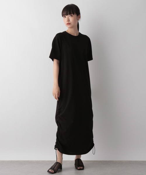 LOWRYS FARM（ローリーズファーム）の「ドロストカットワンピース　352999（ワンピース・レディース・ブラック/ブラウン/アイボリー・FREE）」の6枚目の写真