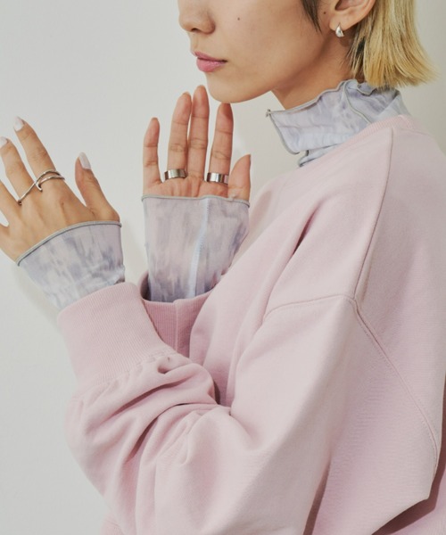 Auntie Rosa Holiday(アンティローザホリデー)の「アウトシームボトルネックプルオーバー(Tシャツ/カットソー・レディース・ベージュ/グレー・FREE)」の1枚目の写真