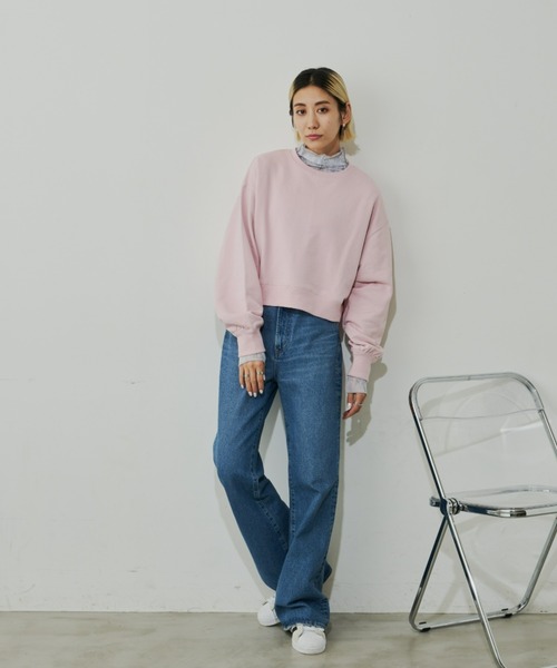 Auntie Rosa Holiday(アンティローザホリデー)の「アウトシームボトルネックプルオーバー(Tシャツ/カットソー・レディース・ベージュ/グレー・FREE)」の19枚目の写真