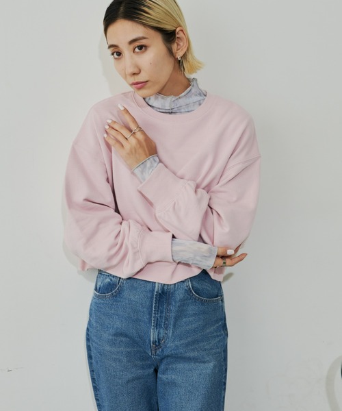 Auntie Rosa Holiday(アンティローザホリデー)の「アウトシームボトルネックプルオーバー(Tシャツ/カットソー・レディース・ベージュ/グレー・FREE)」の17枚目の写真