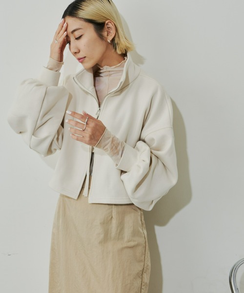 Auntie Rosa Holiday(アンティローザホリデー)の「アウトシームボトルネックプルオーバー(Tシャツ/カットソー・レディース・ベージュ/グレー・FREE)」の8枚目の写真