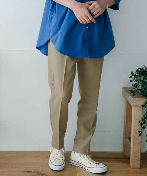 ITEMS URBANRESEARCH（アイテムズ アーバンリサーチ）の「ピンヘッド テーパードイージーパンツ（その他パンツ・メンズ・グレー/ネイビー/ベージュ/ブラック・LARGE/MEDIUM）」の15枚目の写真