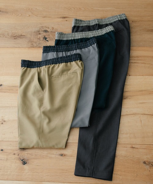 ITEMS URBANRESEARCH（アイテムズ アーバンリサーチ）の「ピンヘッド テーパードイージーパンツ（その他パンツ・メンズ・グレー/ネイビー/ベージュ/ブラック・LARGE/MEDIUM）」の18枚目の写真