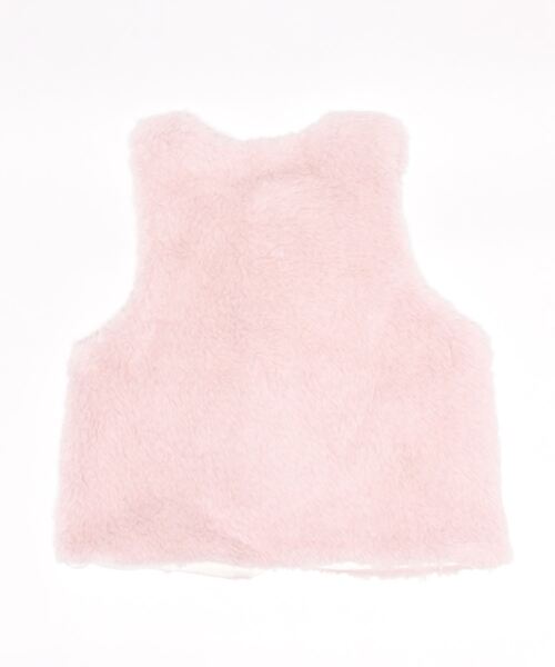 SLAP SLIP BABY（スラップスリップベビー）の「SLAPSLIPBABY/アニマルモチーフ刺繍ボアベストベビー(70~80cm)（ベスト・キッズ・オフホワイト/ピンク/ベージュ系その他・ONESIZE）」の12枚目の写真