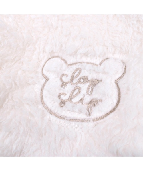SLAP SLIP BABY（スラップスリップベビー）の「SLAPSLIPBABY/アニマルモチーフ刺繍ボアベストベビー(70~80cm)（ベスト・キッズ・オフホワイト/ピンク/ベージュ系その他・ONESIZE）」の8枚目の写真