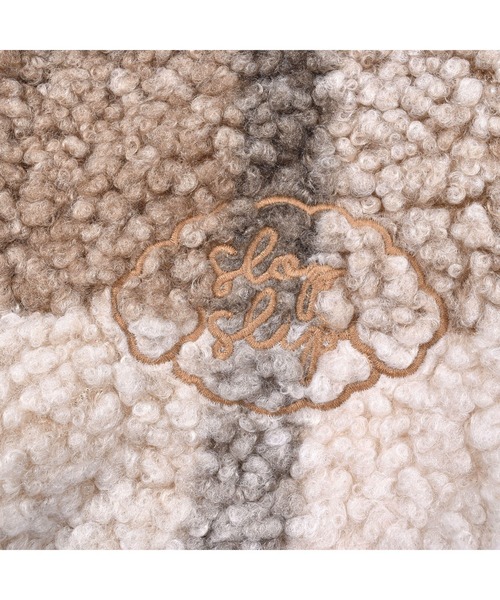 SLAP SLIP BABY（スラップスリップベビー）の「SLAPSLIPBABY/アニマルモチーフ刺繍ボアベストベビー(70~80cm)（ベスト・キッズ・オフホワイト/ピンク/ベージュ系その他・ONESIZE）」の19枚目の写真