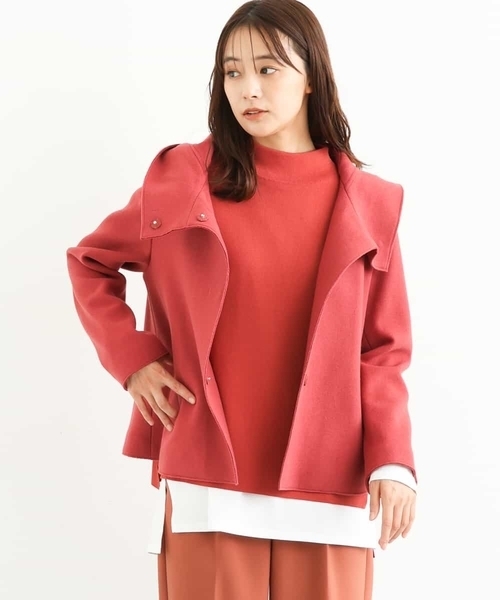 ショート丈ブルゾン 洗える ブルゾン ブルゾン Michel Mk Homme Michel Klein エムケーミッシェルクラン の