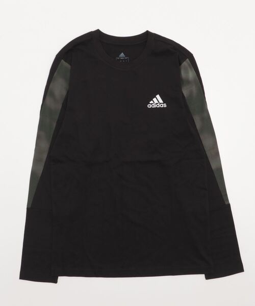 adidas(アディダス)の「アディダス adidas MESSCAMOLSTシャツ(Tシャツ/カットソー・メンズ・ブラック/ホワイト・L/M/3L/S/LL)」の1枚目の写真