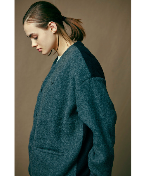 WHIZLIMITED（ウィズリミテッド）の「CARDIGAN（カーディガン/ボレロ・メンズ・ネイビー/チャコール・MEDIUM/LARGE）」の2枚目の写真