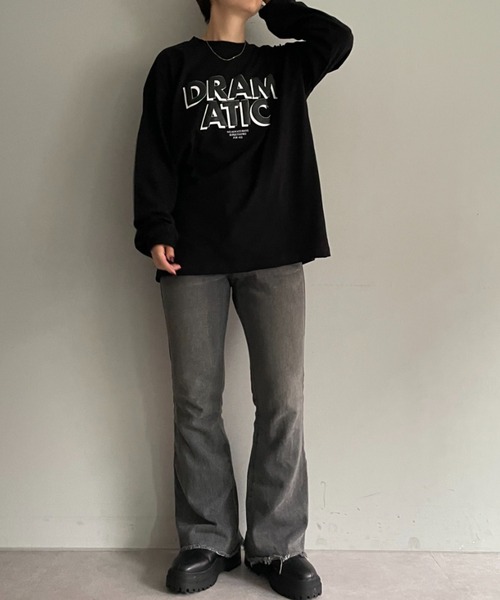 SUPERTHANKS(スーパーサンクス)の「【SUPERTHANKS / スーパーサンクス】DRAMATIC LONG SLEEVE Tシャツ(Tシャツ/カットソー・レディース・ホワイト/ブラック・SMALL)」の21枚目の写真