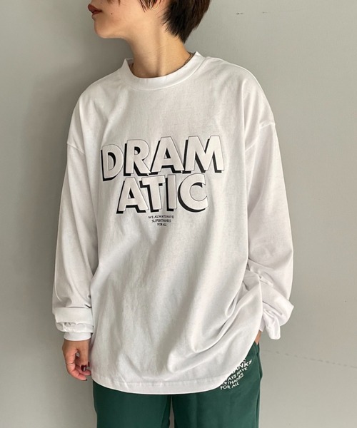 SUPERTHANKS(スーパーサンクス)の「【SUPERTHANKS / スーパーサンクス】DRAMATIC LONG SLEEVE Tシャツ(Tシャツ/カットソー・レディース・ホワイト/ブラック・SMALL)」の4枚目の写真