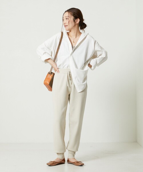 FREAK'S STORE（フリークスストア）の「【WEB限定】ニットジョガーパンツ（その他パンツ・レディース・ピンク/ナチュラル/レッド/ブルー/ライトグレー/グリーン/ブラック/グレー/ベージュ・MEDIUM/SMALL）」の17枚目の写真