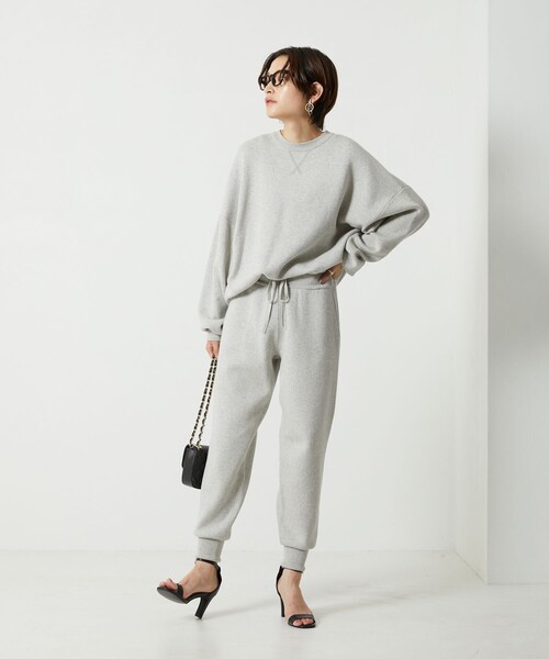 FREAK'S STORE（フリークスストア）の「【WEB限定】ニットジョガーパンツ（その他パンツ・レディース・ピンク/ナチュラル/レッド/ブルー/ライトグレー/グリーン/ブラック/グレー/ベージュ・MEDIUM/SMALL）」の20枚目の写真