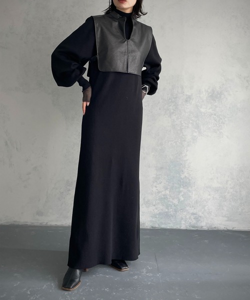 &g'aime（アンジェム）の「【&g’aime】レザーショートベスト（ベスト・レディース・ブラック/ブラウン/グレイッシュベージュ・FREE）」の20枚目の写真