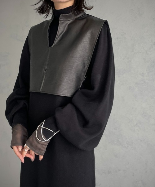 &g'aime（アンジェム）の「【&g’aime】レザーショートベスト（ベスト・レディース・ブラック/ブラウン/グレイッシュベージュ・FREE）」の18枚目の写真