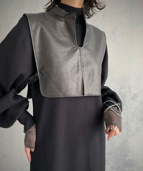 &g'aime（アンジェム）の「【&g’aime】レザーショートベスト（ベスト・レディース・ブラック/ブラウン/グレイッシュベージュ・FREE）」の15枚目の写真