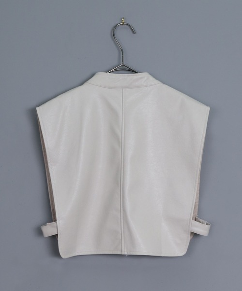 &g'aime（アンジェム）の「【&g’aime】レザーショートベスト（ベスト・レディース・ブラック/ブラウン/グレイッシュベージュ・FREE）」の9枚目の写真