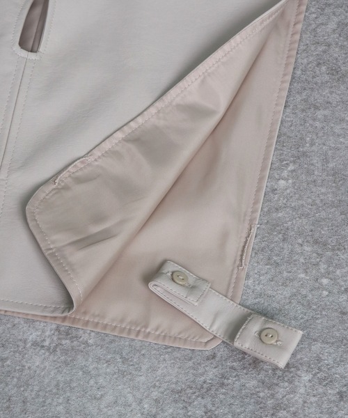 &g'aime（アンジェム）の「【&g’aime】レザーショートベスト（ベスト・レディース・ブラック/ブラウン/グレイッシュベージュ・FREE）」の11枚目の写真