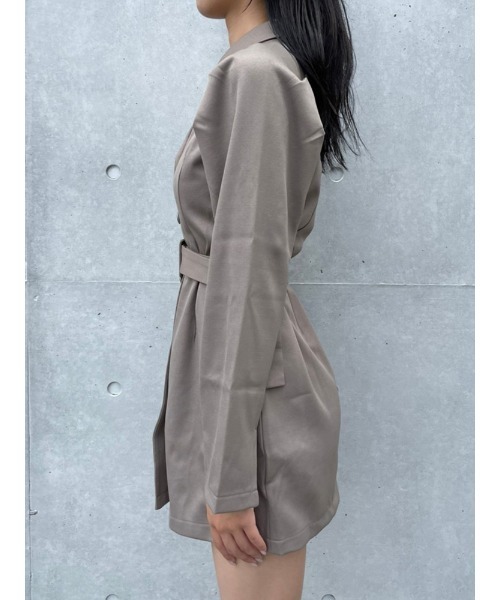 ENVYM（アンビー）の「スーツワンピ（ワンピース・レディース・ブラック/グレー・FREE）」の13枚目の写真