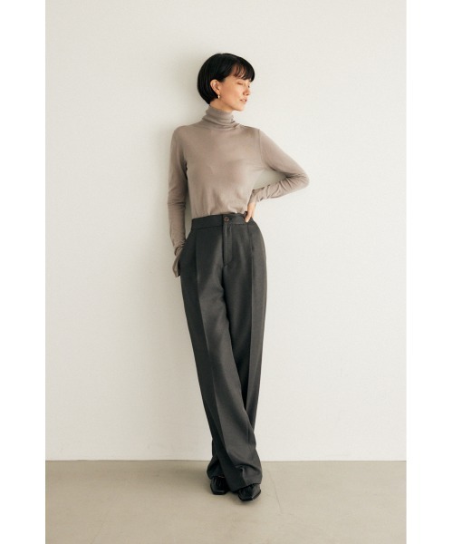 M_（エムアンダーバー）の「【M_】STRAIGHT パンツ（その他パンツ・レディース・ブラック/グレー・0/1/2）」の12枚目の写真