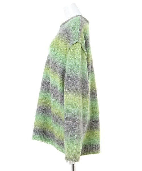 INGNI(イング)の「グラデーションロング丈ニットトップス(ニット/セーター・レディース・ピンク/ブルー/グリーン・M)」の10枚目の写真