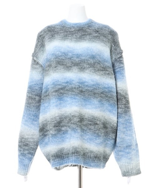 INGNI(イング)の「グラデーションロング丈ニットトップス(ニット/セーター・レディース・ピンク/ブルー/グリーン・M)」の20枚目の写真